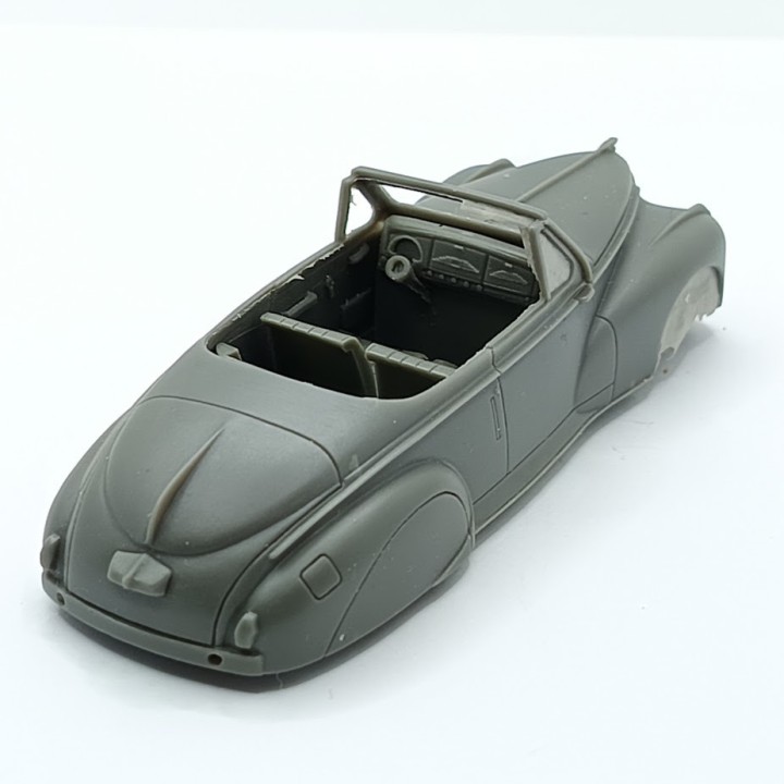 Kit Peugeot 203 Darl'Mat Cabriolet incomplet – Résine 1/43 – Rare et original