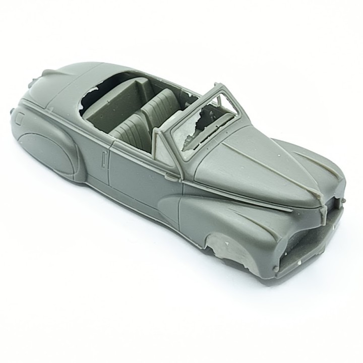 Kit Peugeot 203 Darl'Mat Cabriolet incomplet – Résine 1/43 – Rare et original