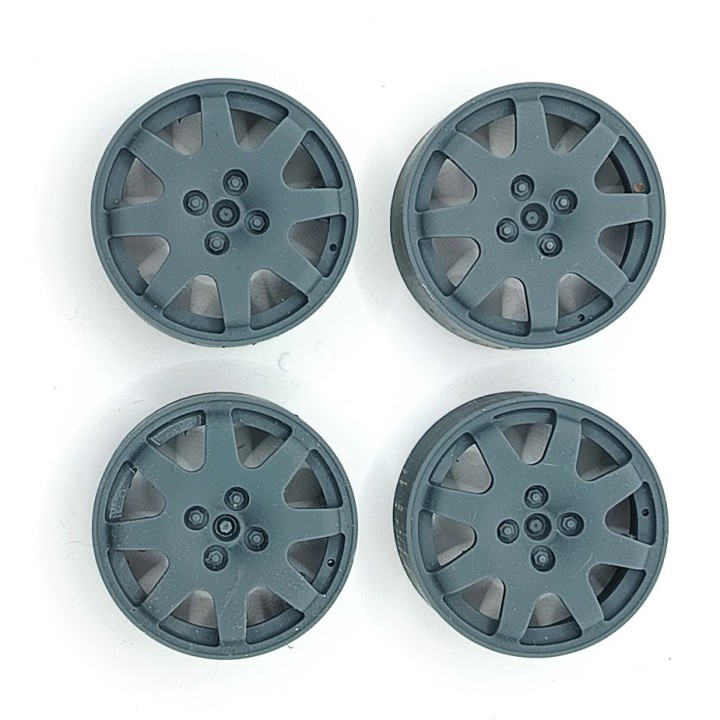 4 jantes type Speedline ø 36 mm - 3D CREATIVE - 1:12