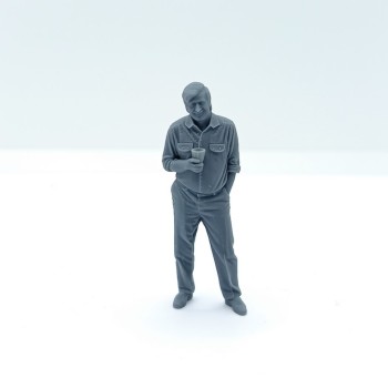 Diorama : Homme avec un verre (Christian) - 3D CREATIVE - 1:43