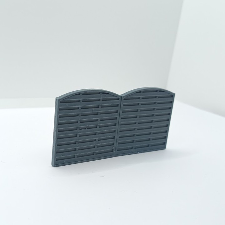 Diorama 1/43 – Panneaux occultants imitation bois 3D Creative (lot de 2)
