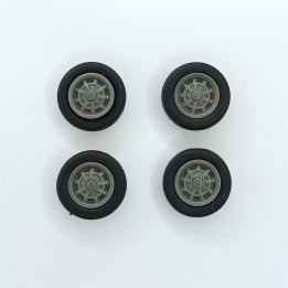 4 roues Renault 12 - Résine - 1:43