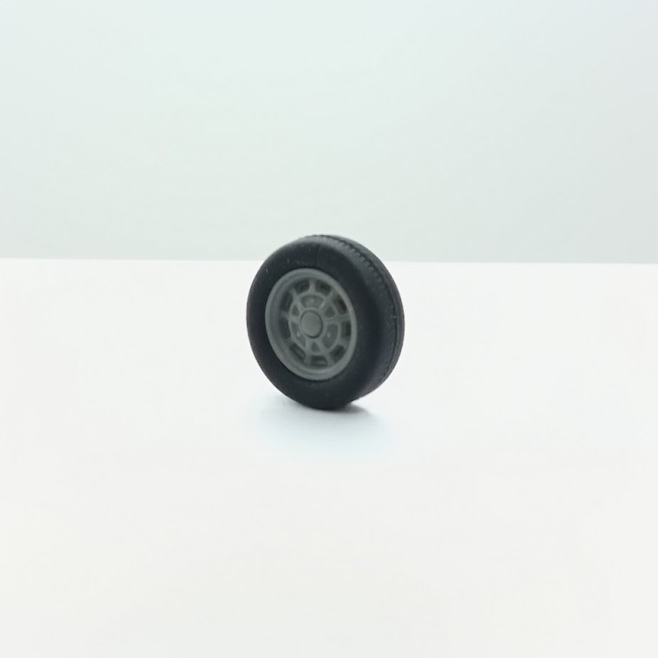 4 roues Renault 12 - Résine - 1:43