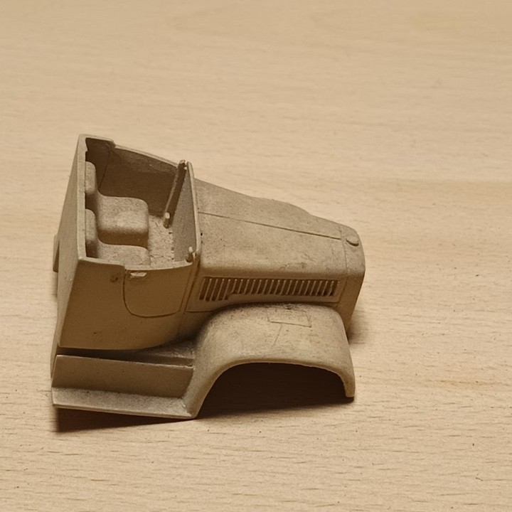 Cabine en l'état - Résine - 1:43