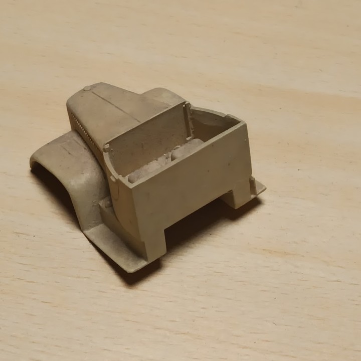 Cabine en l'état - Résine - 1:43