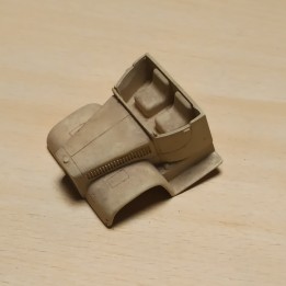 Cabine en l'état - Résine - 1:43