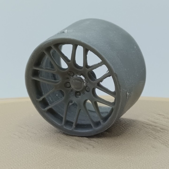 4 jantes ø30 mm - Résine - 1:18