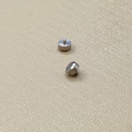 2 feux arrières (base) ø 3.30 mm - Laiton chromé - CPC