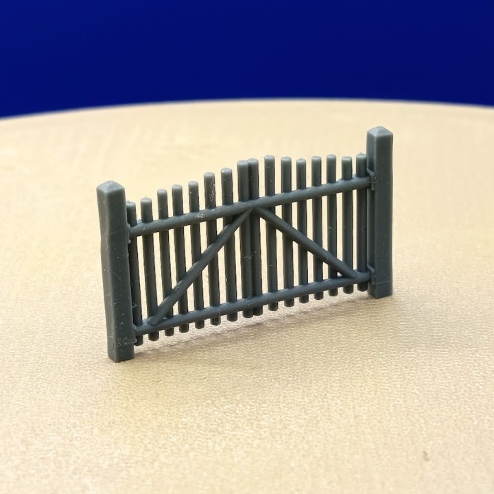 Diorama : Clôture + Portail 12 pcs - 3D CREATIVE - 1:43