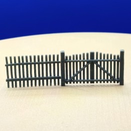 Diorama : Clôture + Portail 12 pcs - 3D CREATIVE - 1:43