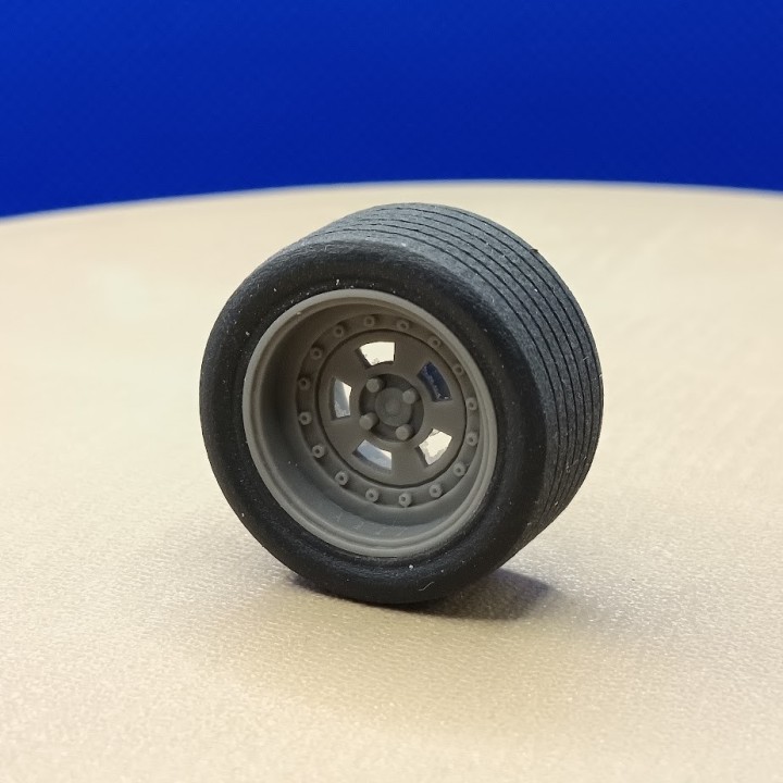 4 jantes Gotti AV/AR ø 27.50 mm - Résine - 1:18