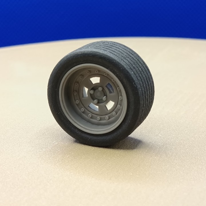 4 jantes Gotti AV/AR ø 27.50 mm - Résine - 1:18