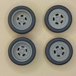 4 jantes Gotti AV/AR ø 27.50 mm - Résine - 1:18