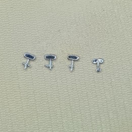 4 rétroviseurs intérieur 4 mm - Chromé - 1:43