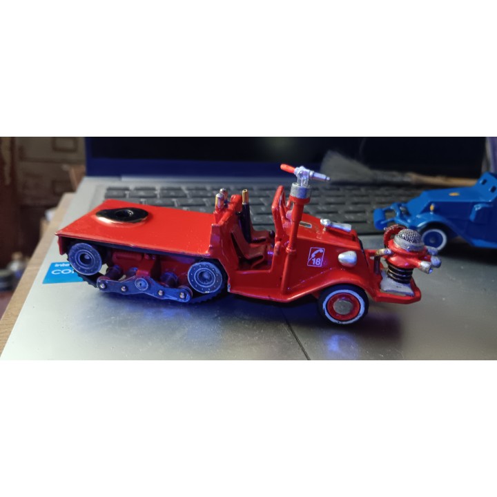 Half track pompier