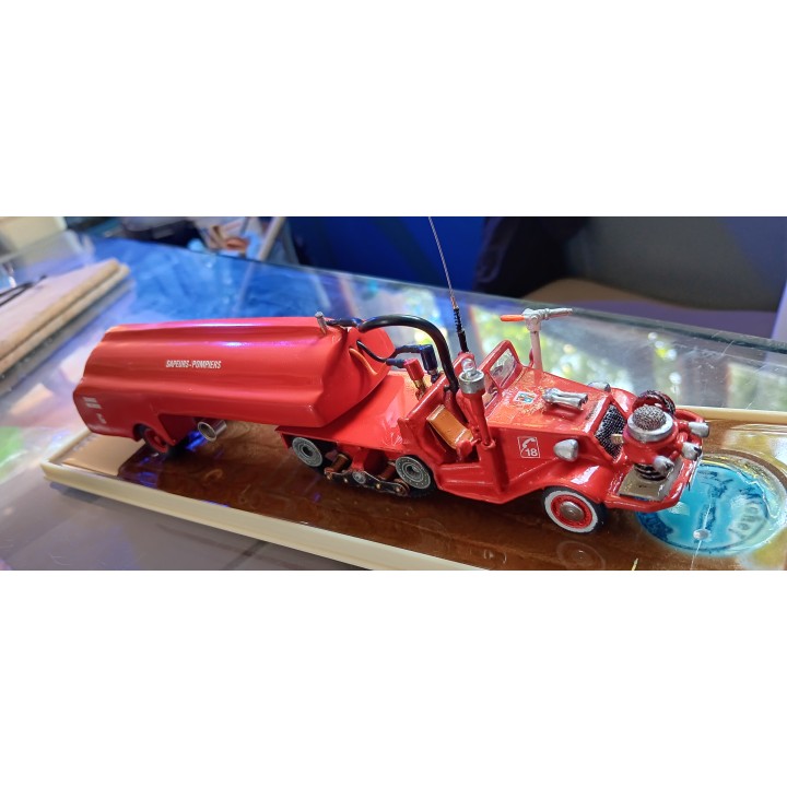 Half track pompier