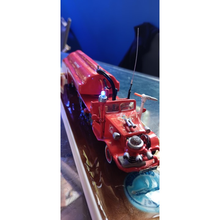 Half track pompier
