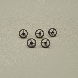 5 volants ø8 mm - Noir - 3D Creative - 1:43
