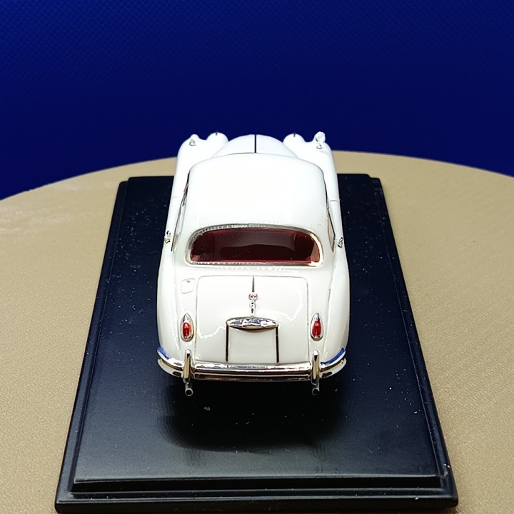 En l'état : JAGUAR XK 150 Cabriolet 1958 - Blanc- TWINCAM - 1:43