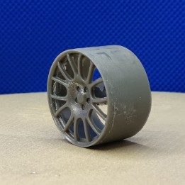 4 jantes ø28 x 16 mm - Résine - 1:18