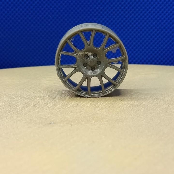 4 jantes ø28 x 16 mm - Résine - 1:18