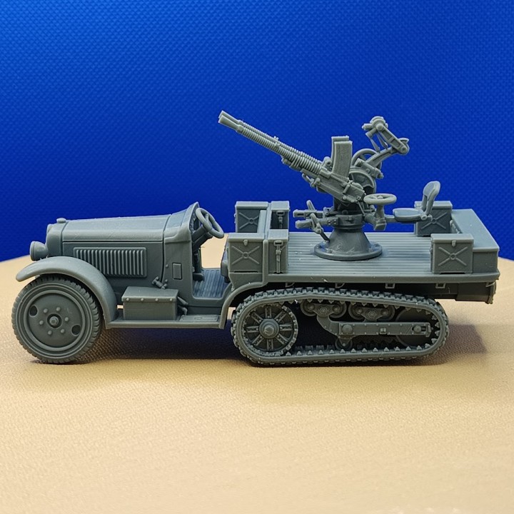 Citroën P19 Kegresse semi-chenillés + mitrailleuse - 3D Creative - 1:43