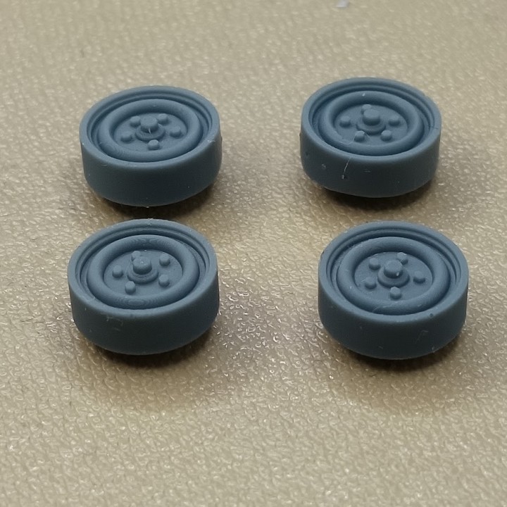 4 jantes Peugeot 203 Jeep - 3D Creative - 1:43