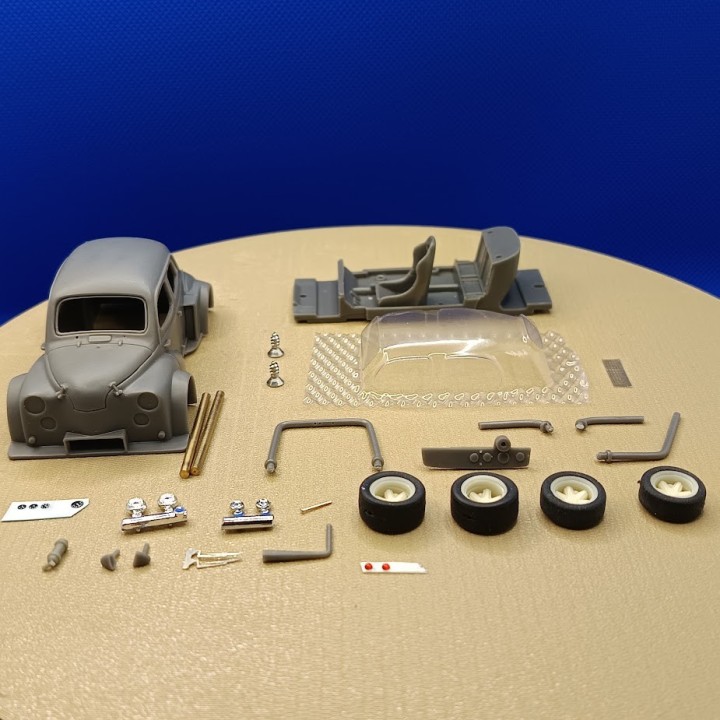 Renault 4CV Proto 1/43 : Modèle de Compétition en Résine