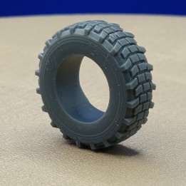 vue 3/4 du pneu pour camion