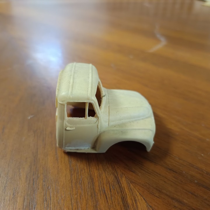 Cabine Citroën en l'état - Résine - 1:43 (801-13)