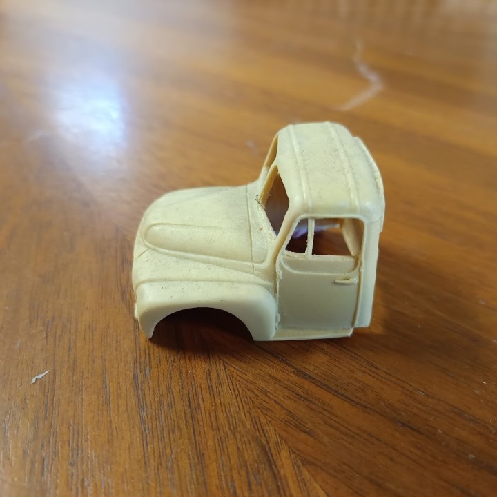 Cabine Citroën en l'état - Résine - 1:43 (801-13)