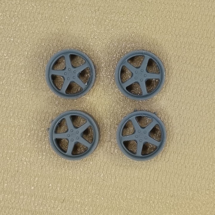 4 Jantes 5 branches style Holden (1175) - 3D CREATIVE - 1:43