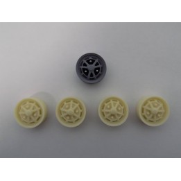 4 Jantes Renault 12 - MF Creation - 1:18