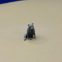 Bulldog anglais assis 1:43 – 3D Creative