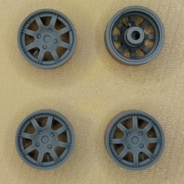4 Jantes Speedline 19" - ø20.50mm - Résine 3D - 1:24