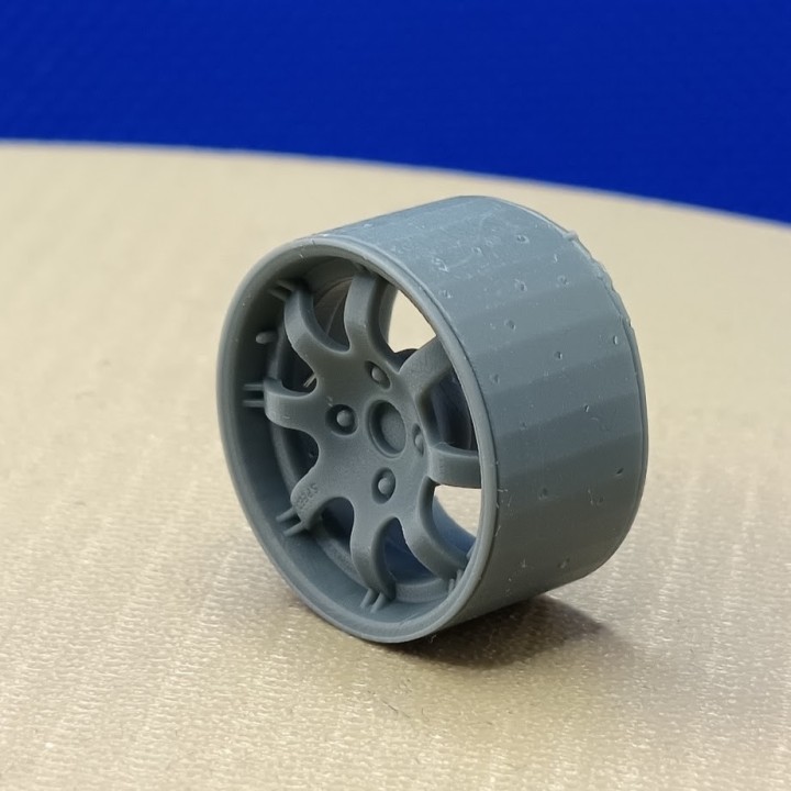 4 Jantes Speedline 19" - ø20.50mm - Résine 3D - 1:24