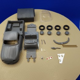 Kit Panhard Dyna Z Pick-up Bâchée 1:43 en résine