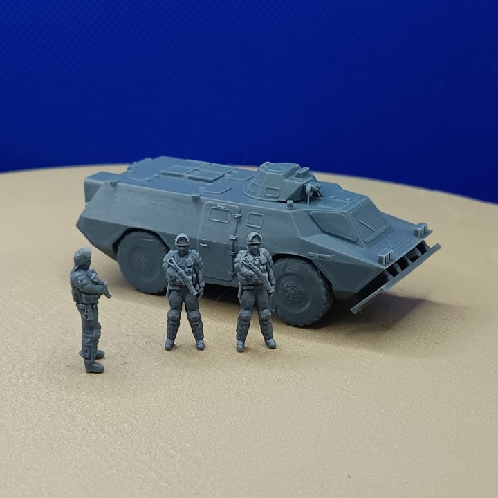Berliet VXB 170 VBRG 1/87 avec 3 CRS - 3D Creative