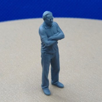 Diorama : Homme lunettes - bras croisés - 3D CREATIVE - 1/43