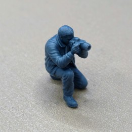 Photographe à genou 1:43 - Figurine 3D Creative