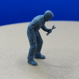 Mecano en avant avec sa clé 1:43 - 3D Creative