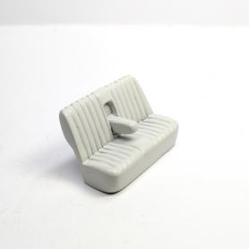 Banquette En Résine Accoudoir Ouvert - Gris clair - 1:43 - Artisans43