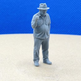 Joueur de pétanque se prépare à pointer 1:43 - 3D Creative