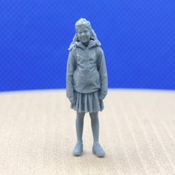 Diorama Alice à la rentrée des classes 3D Creative à l'échelle 1:43