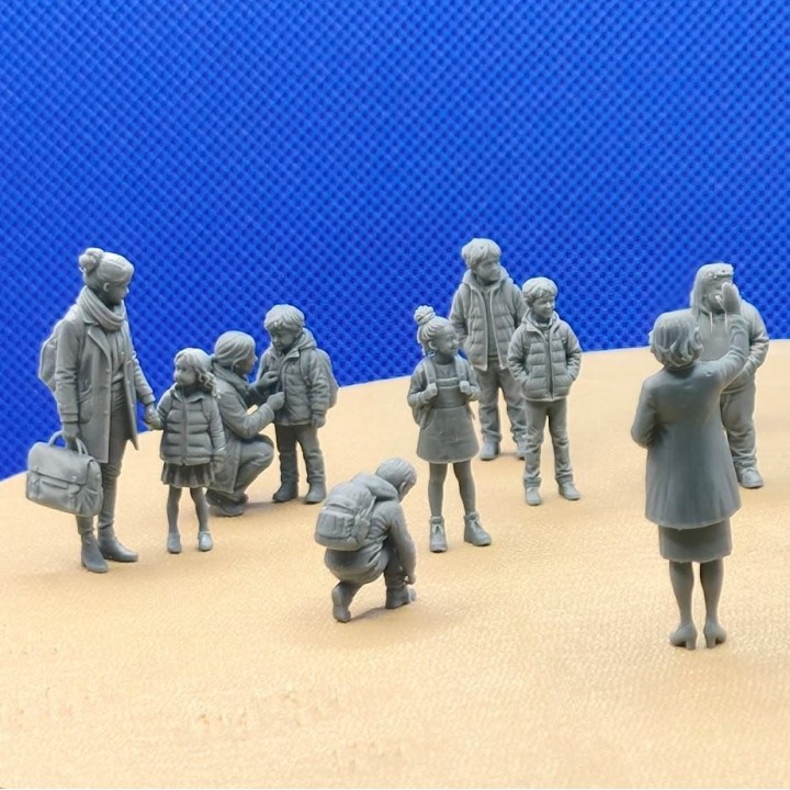 Pack Rentrée des Classes de 23 personnages 3D Creative à l’échelle 1:43