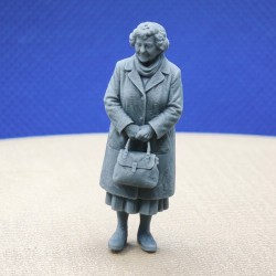 Diorama : Mamie avec son sac à main - 3D CREATIVE - 1:43