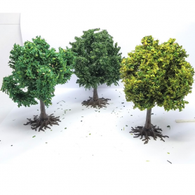 Diorama - 3 arbres " Platanes " - 6 cm