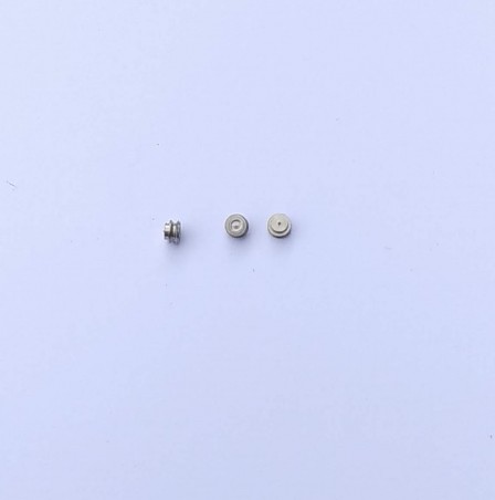 Poulies en laiton - ø 2.70 mm - Laiton + Chrome - X10