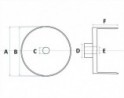 4 Jantes en Aluminium Ø8.80 MM