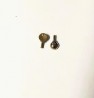 Phares X2 pour pastilles de Ø5 mm - Ech. 1:43 - Metal blanc